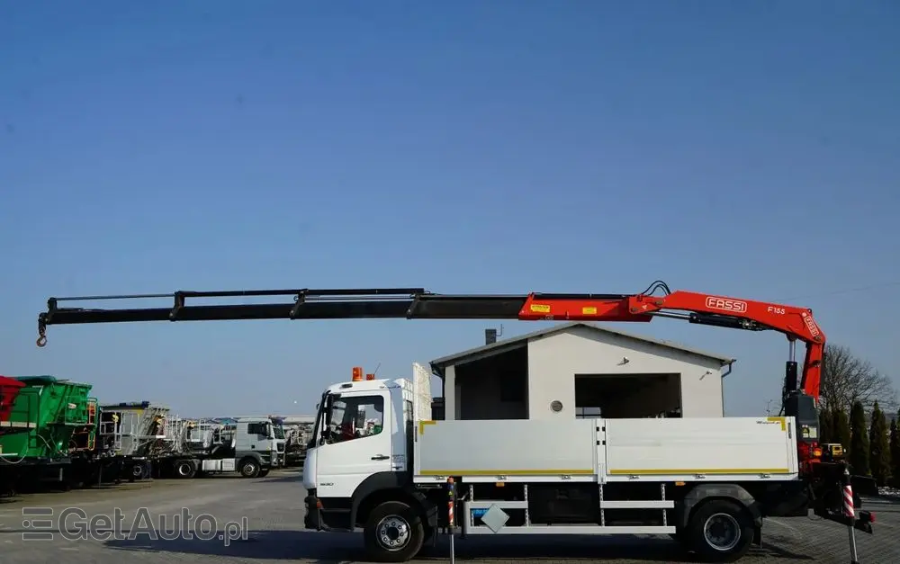 MERCEDES-BENZ ATEGO / 16 30 / E6 / SKRZYNIOWY + HDS FASSI F 155 / ADR / STEROWANIE RADIOWE 