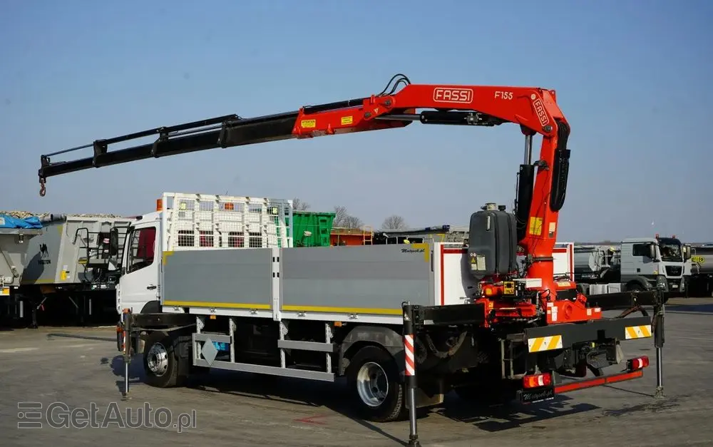 MERCEDES-BENZ ATEGO / 16 30 / E6 / SKRZYNIOWY + HDS FASSI F 155 / ADR / STEROWANIE RADIOWE 
