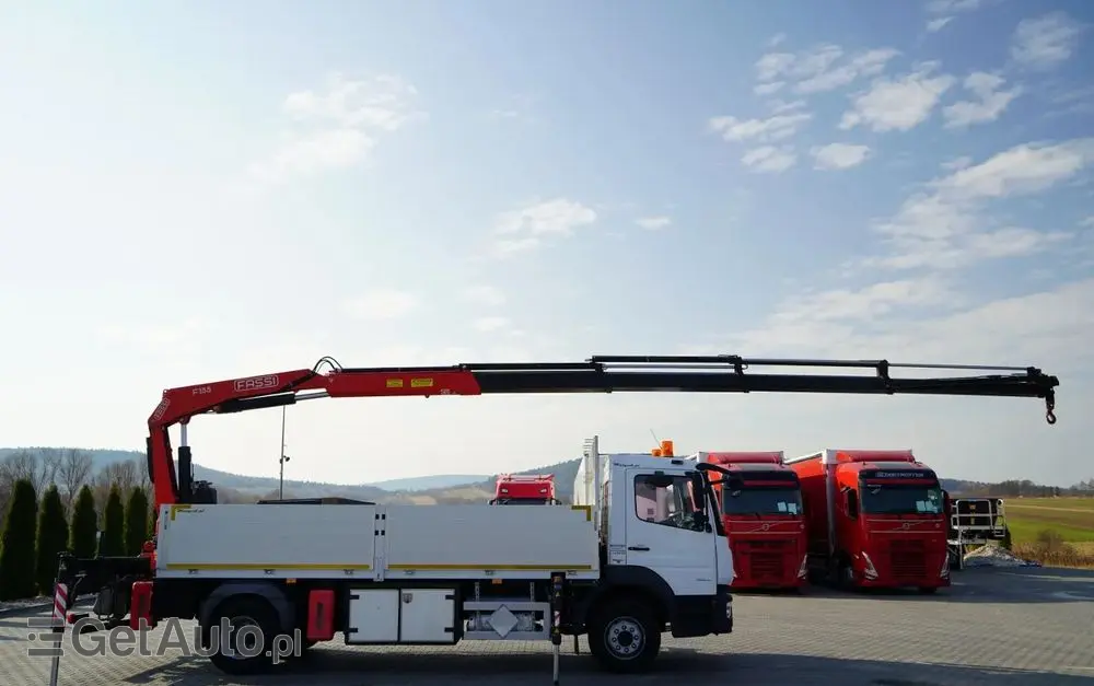 MERCEDES-BENZ ATEGO / 16 30 / E6 / SKRZYNIOWY + HDS FASSI F 155 / ADR / STEROWANIE RADIOWE 