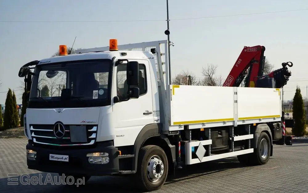 MERCEDES-BENZ ATEGO / 16 30 / E6 / SKRZYNIOWY + HDS FASSI F 155 / ADR / STEROWANIE RADIOWE 