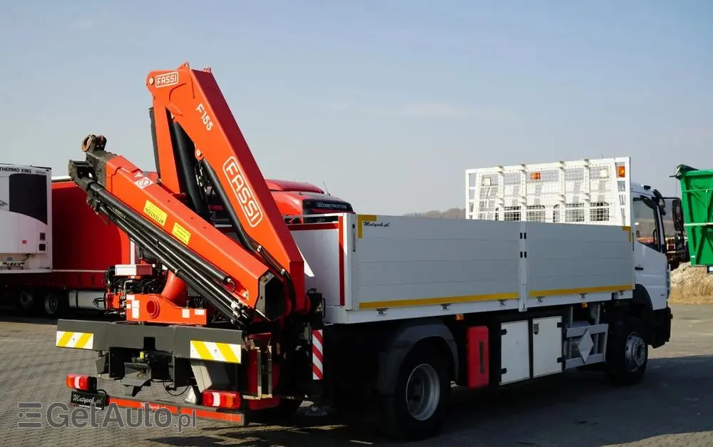 MERCEDES-BENZ ATEGO / 16 30 / E6 / SKRZYNIOWY + HDS FASSI F 155 / ADR / STEROWANIE RADIOWE 