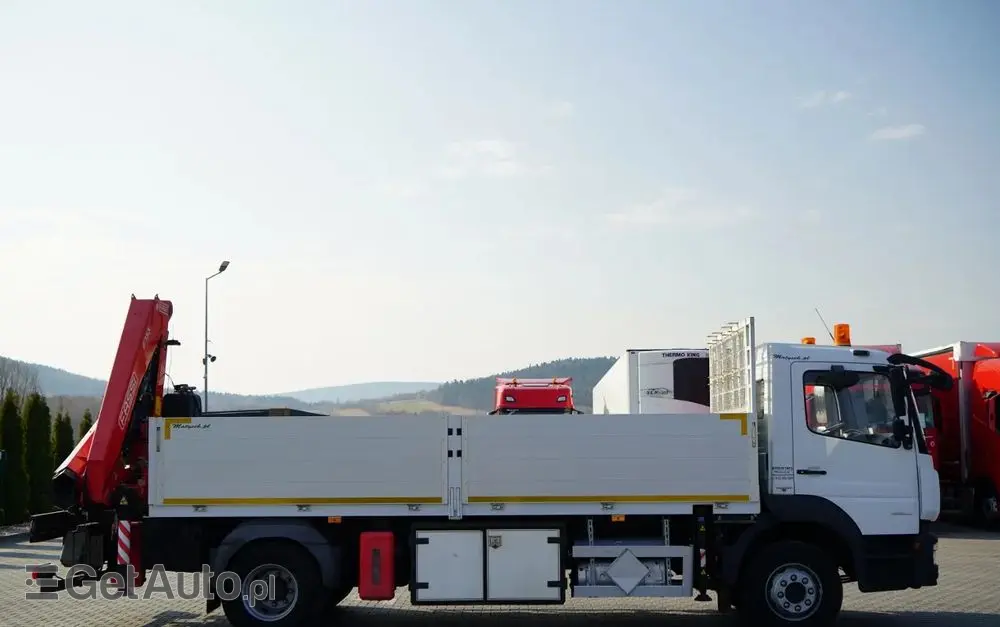 MERCEDES-BENZ ATEGO / 16 30 / E6 / SKRZYNIOWY + HDS FASSI F 155 / ADR / STEROWANIE RADIOWE 