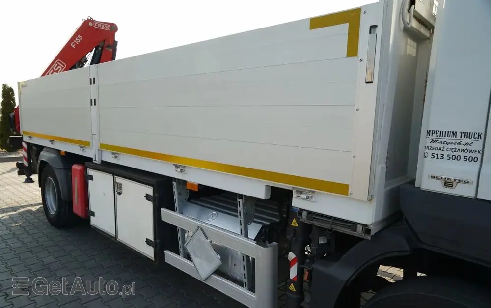 MERCEDES-BENZ ATEGO / 16 30 / E6 / SKRZYNIOWY + HDS FASSI F 155 / ADR / STEROWANIE RADIOWE 