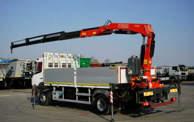 MERCEDES-BENZ ATEGO / 16 30 / E6 / SKRZYNIOWY + HDS FASSI F 155 / ADR / STEROWANIE RADIOWE 