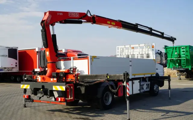 MERCEDES-BENZ ATEGO / 16 30 / E6 / SKRZYNIOWY + HDS FASSI F 155 / ADR / STEROWANIE RADIOWE 