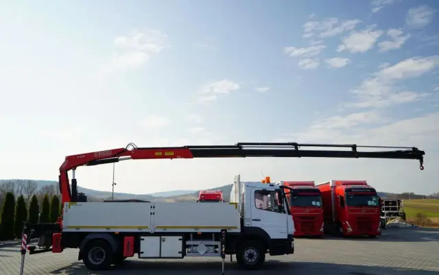 MERCEDES-BENZ ATEGO / 16 30 / E6 / SKRZYNIOWY + HDS FASSI F 155 / ADR / STEROWANIE RADIOWE 