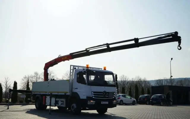 MERCEDES-BENZ ATEGO / 16 30 / E6 / SKRZYNIOWY + HDS FASSI F 155 / ADR / STEROWANIE RADIOWE 