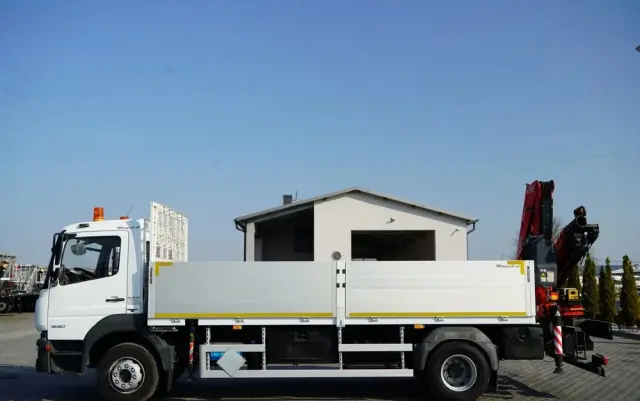 MERCEDES-BENZ ATEGO / 16 30 / E6 / SKRZYNIOWY + HDS FASSI F 155 / ADR / STEROWANIE RADIOWE 