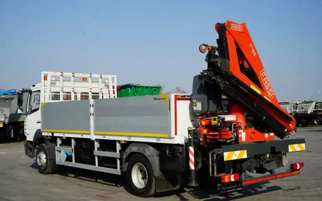 MERCEDES-BENZ ATEGO / 16 30 / E6 / SKRZYNIOWY + HDS FASSI F 155 / ADR / STEROWANIE RADIOWE 