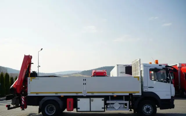 MERCEDES-BENZ ATEGO / 16 30 / E6 / SKRZYNIOWY + HDS FASSI F 155 / ADR / STEROWANIE RADIOWE 