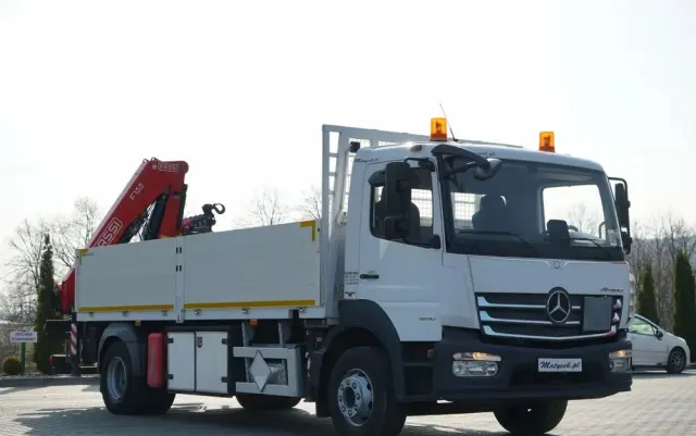 MERCEDES-BENZ ATEGO / 16 30 / E6 / SKRZYNIOWY + HDS FASSI F 155 / ADR / STEROWANIE RADIOWE 