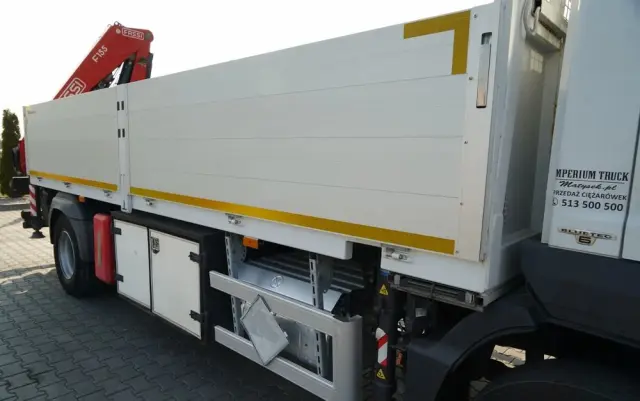 MERCEDES-BENZ ATEGO / 16 30 / E6 / SKRZYNIOWY + HDS FASSI F 155 / ADR / STEROWANIE RADIOWE 