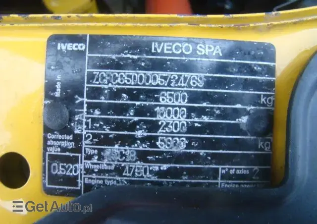 IVECO DAILY 65 C 18 3.0TDI 5.10M 
