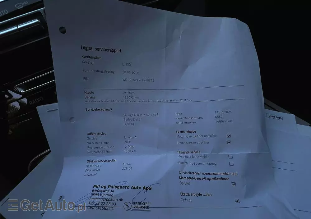 MERCEDES-BENZ Klasa C 200 7G-TRONIC