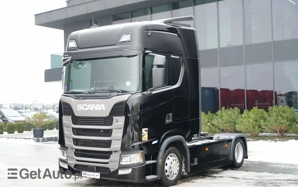 SCANIA S 560 / MEGA / RETARDER / KLIMA POSTOJOWA / LOWDECK / 2022 ROK / 