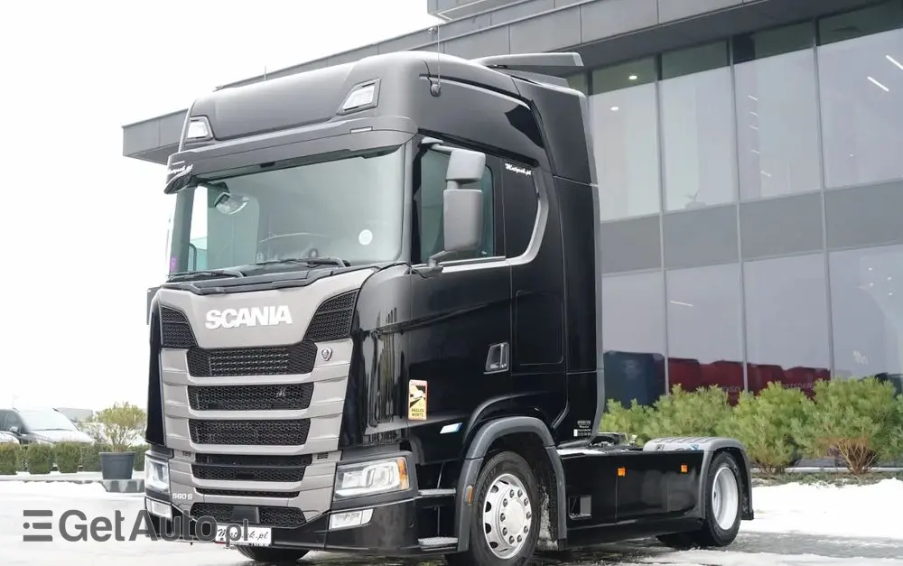 SCANIA S 560 / MEGA / RETARDER / KLIMA POSTOJOWA / LOWDECK / 2022 ROK / 