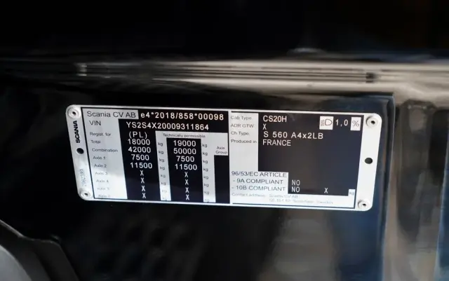 SCANIA S 560 / MEGA / RETARDER / KLIMA POSTOJOWA / LOWDECK / 2022 ROK / 