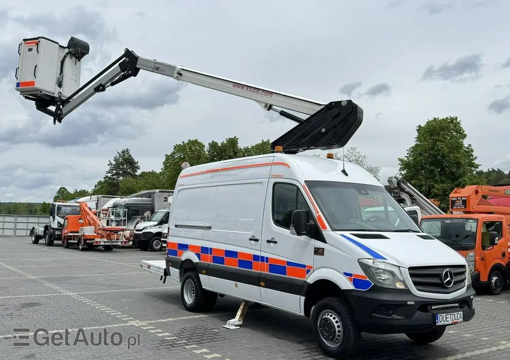 MERCEDES-BENZ Sprinter Zwyżka Podnośnik Koszowy KLUBB K42P UDT WUMAG GSR 