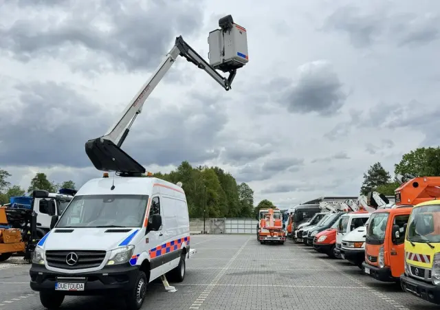 MERCEDES-BENZ Sprinter Zwyżka Podnośnik Koszowy KLUBB K42P UDT WUMAG GSR 