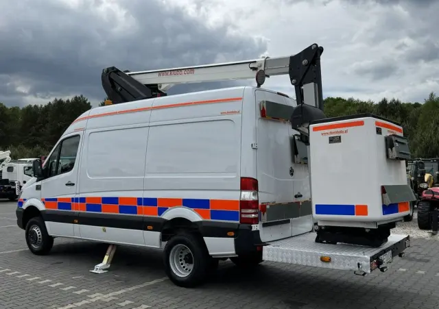MERCEDES-BENZ Sprinter Zwyżka Podnośnik Koszowy KLUBB K42P UDT WUMAG GSR 