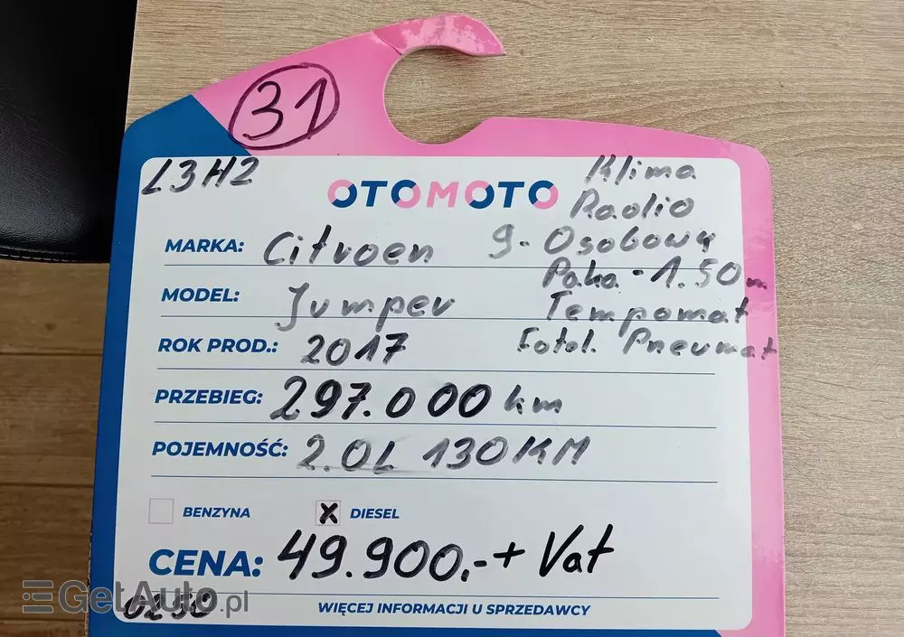 CITROËN Jumper Brygadówka 