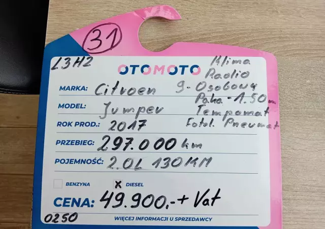 CITROËN Jumper Brygadówka 