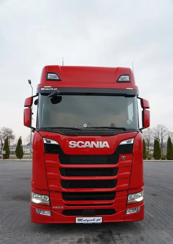 SCANIA S 460 / FIRANKA  8,1 M / 60 M3 / SOLÓWKA / 6X2 / OŚ PODNOSZONA / SKRĘTNA 