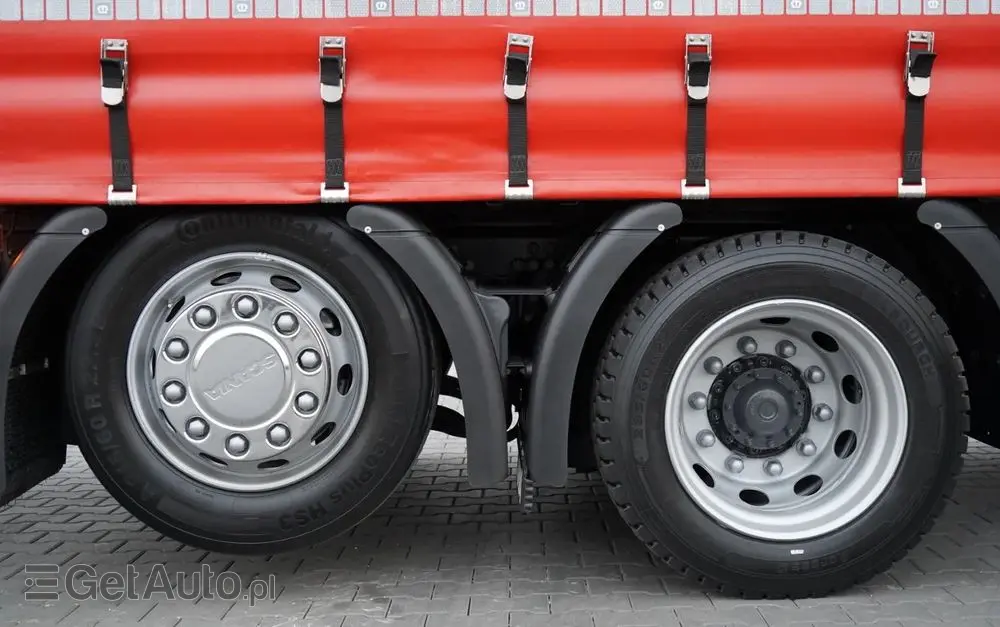 SCANIA S 460 / FIRANKA  8,1 M / 60 M3 / SOLÓWKA / 6X2 / OŚ PODNOSZONA / SKRĘTNA 