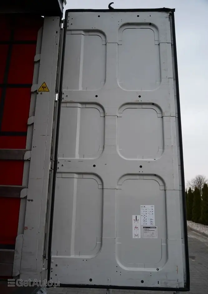 SCANIA S 460 / FIRANKA  8,1 M / 60 M3 / SOLÓWKA / 6X2 / OŚ PODNOSZONA / SKRĘTNA 