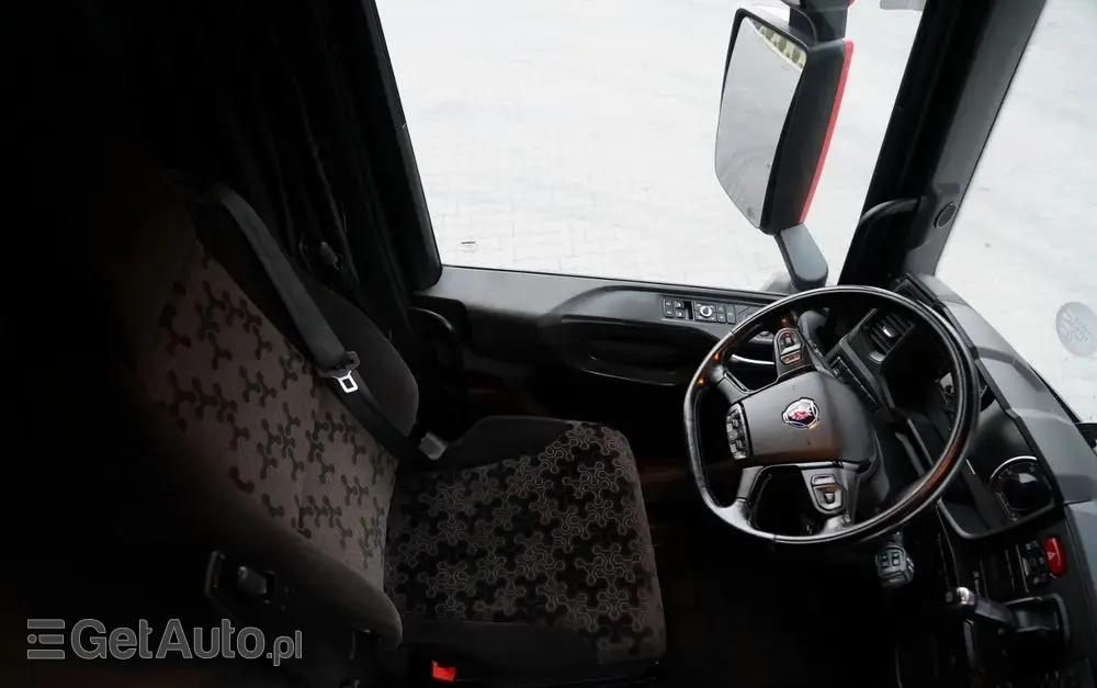 SCANIA S 460 / FIRANKA  8,1 M / 60 M3 / SOLÓWKA / 6X2 / OŚ PODNOSZONA / SKRĘTNA 