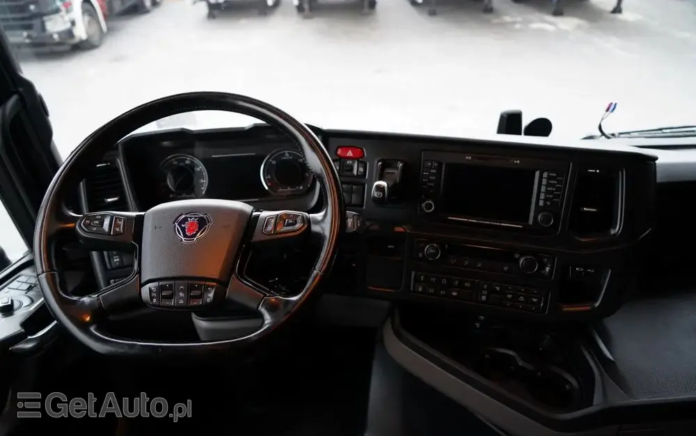 SCANIA S 460 / FIRANKA  8,1 M / 60 M3 / SOLÓWKA / 6X2 / OŚ PODNOSZONA / SKRĘTNA 