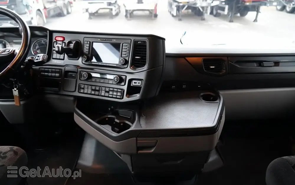 SCANIA S 460 / FIRANKA  8,1 M / 60 M3 / SOLÓWKA / 6X2 / OŚ PODNOSZONA / SKRĘTNA 