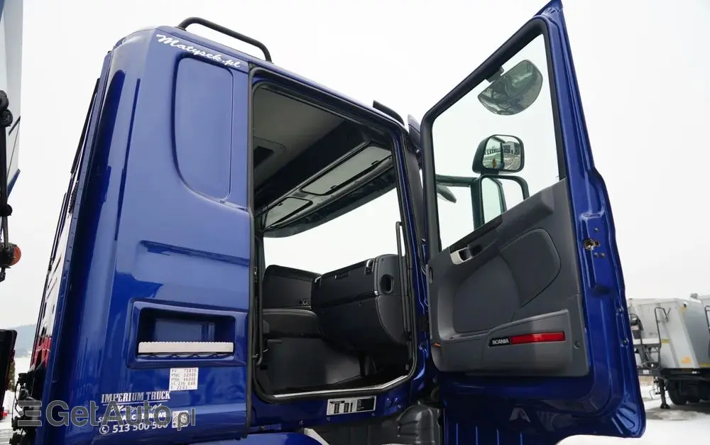 SCANIA G 490 / 8x4 / WYWROTKA TYLNOZSYPOWA /  HYDROKLAPA / PLANDEKA AUTOMATYCZNA / MANUAL / EURO 6 