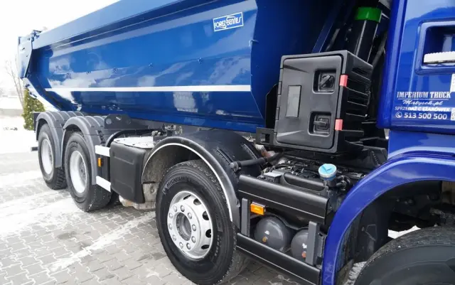 SCANIA G 490 / 8x4 / WYWROTKA TYLNOZSYPOWA /  HYDROKLAPA / PLANDEKA AUTOMATYCZNA / MANUAL / EURO 6 