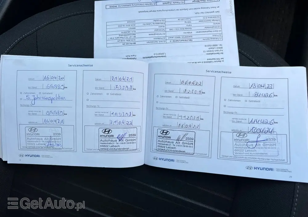 HYUNDAI Ix35 1.6 2WD blue Comfort