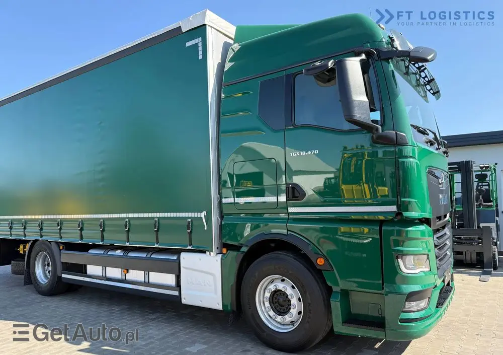 MAN TGX 18.470 / 19 PALET / NOWY MODEL / RETARDER / STAN IDEALNY 