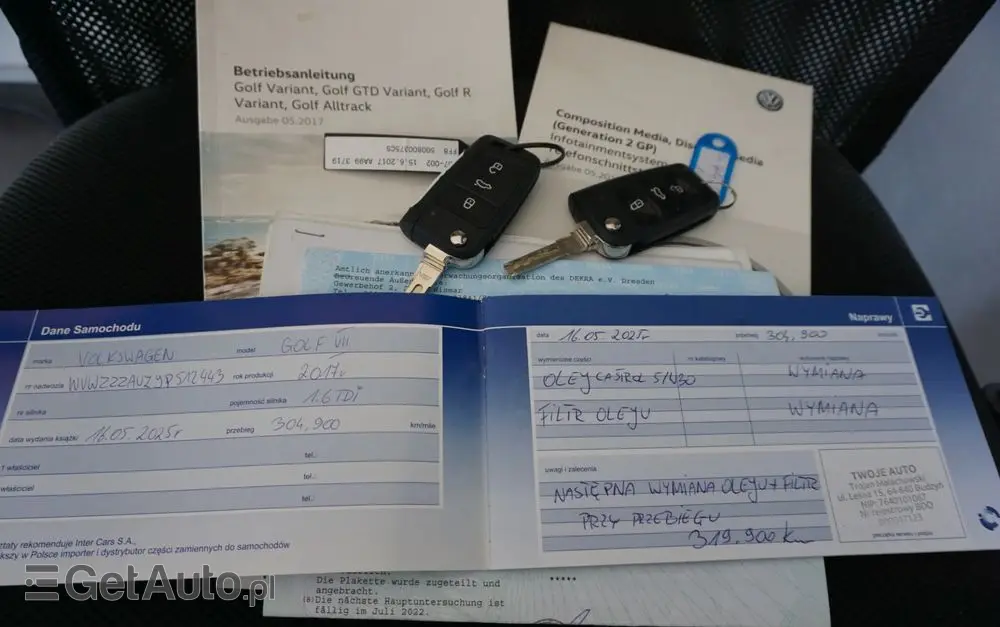 VOLKSWAGEN Golf Variant 1.6 TDI SCR DSG Comfortline