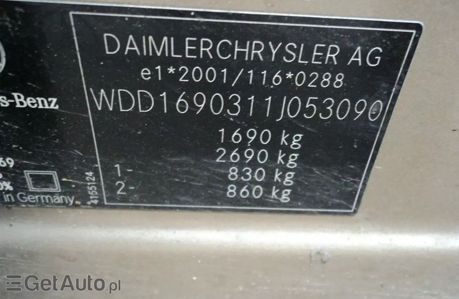 MERCEDES-BENZ Klasa A 