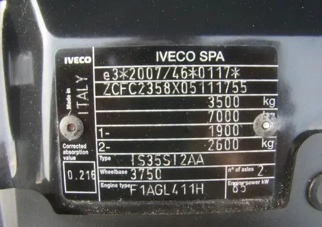IVECO DAILY 100%PRZEBIEG-POTWIERDZONY 