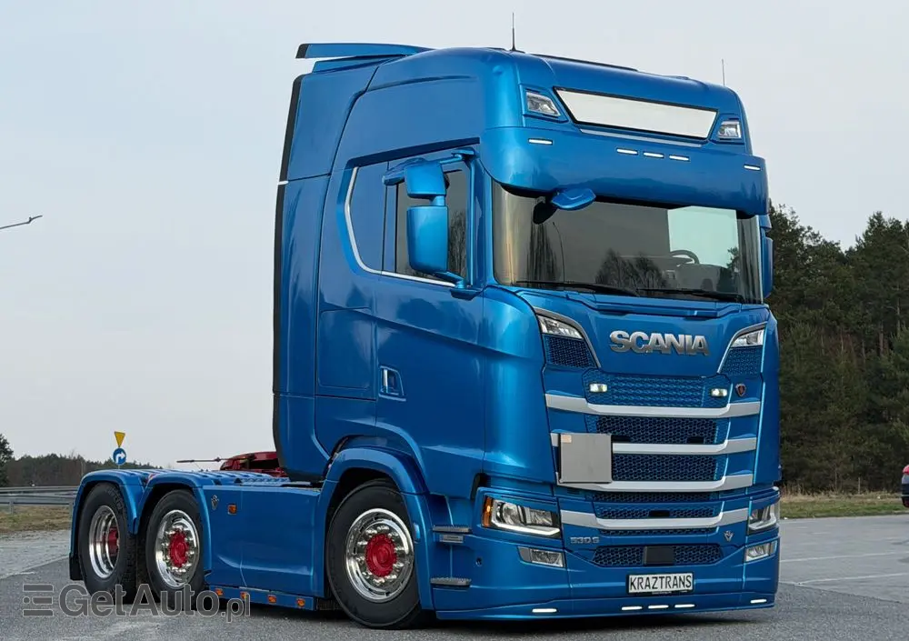 SCANIA 530s Pusher 6x2/4 oś skretna twinsteer v8 scania perfekcyjny stan pełna możliwa opcja 