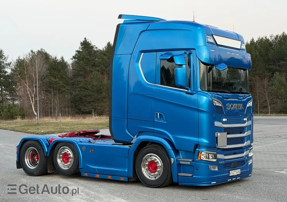 SCANIA 530s Pusher 6x2/4 oś skretna twinsteer v8 scania perfekcyjny stan pełna możliwa opcja 