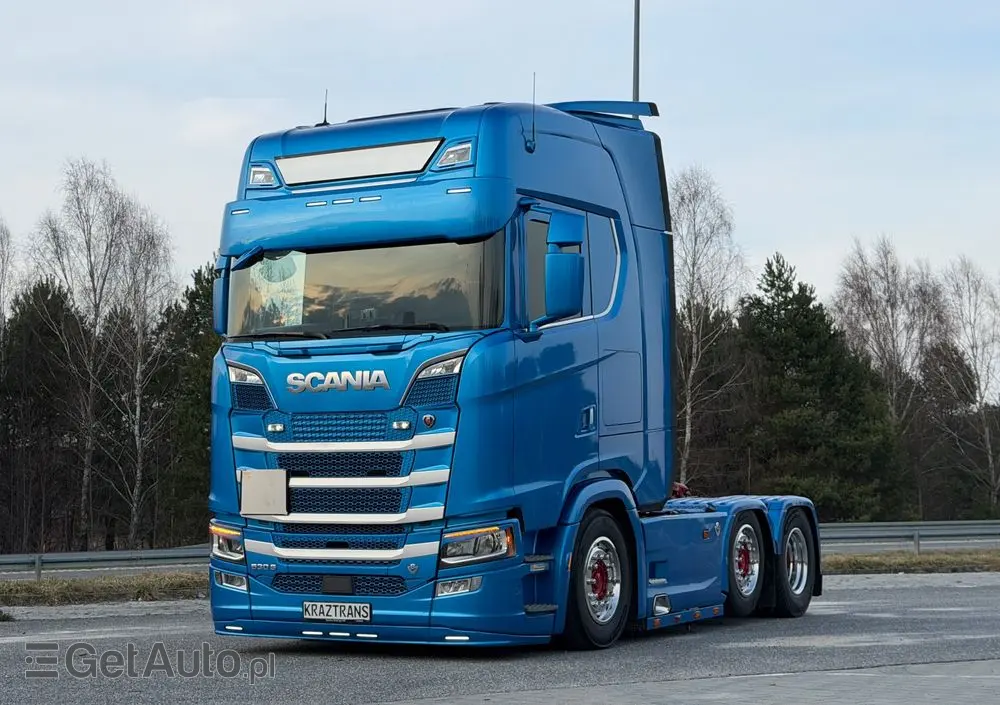 SCANIA 530s Pusher 6x2/4 oś skretna twinsteer v8 scania perfekcyjny stan pełna możliwa opcja 