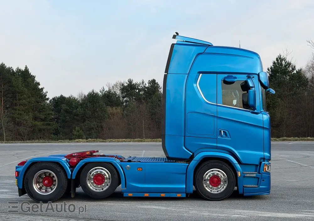 SCANIA 530s Pusher 6x2/4 oś skretna twinsteer v8 scania perfekcyjny stan pełna możliwa opcja 