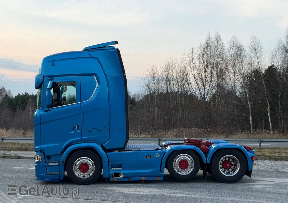 SCANIA 530s Pusher 6x2/4 oś skretna twinsteer v8 scania perfekcyjny stan pełna możliwa opcja 