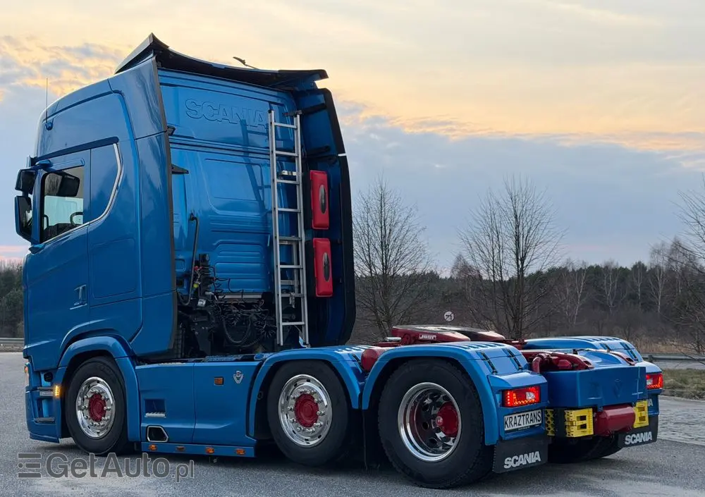 SCANIA 530s Pusher 6x2/4 oś skretna twinsteer v8 scania perfekcyjny stan pełna możliwa opcja 