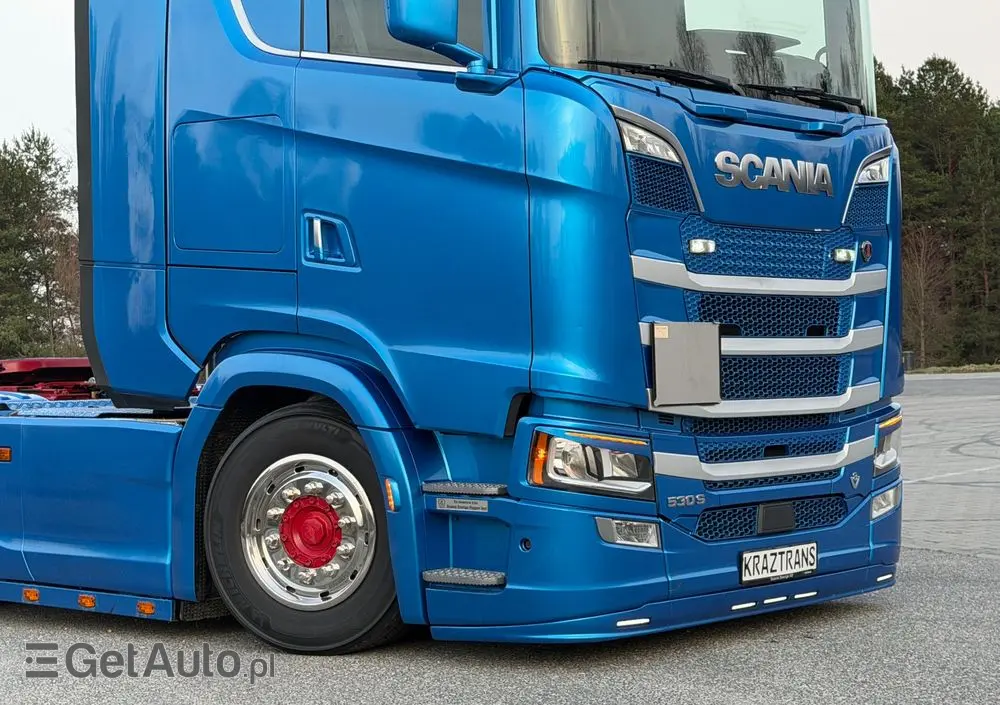 SCANIA 530s Pusher 6x2/4 oś skretna twinsteer v8 scania perfekcyjny stan pełna możliwa opcja 