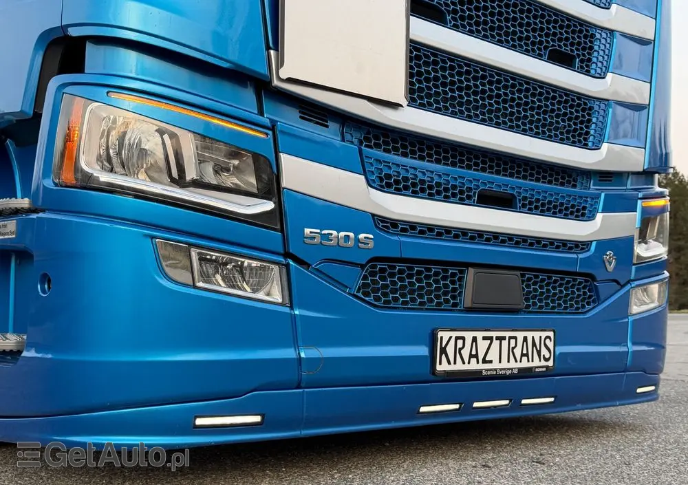 SCANIA 530s Pusher 6x2/4 oś skretna twinsteer v8 scania perfekcyjny stan pełna możliwa opcja 