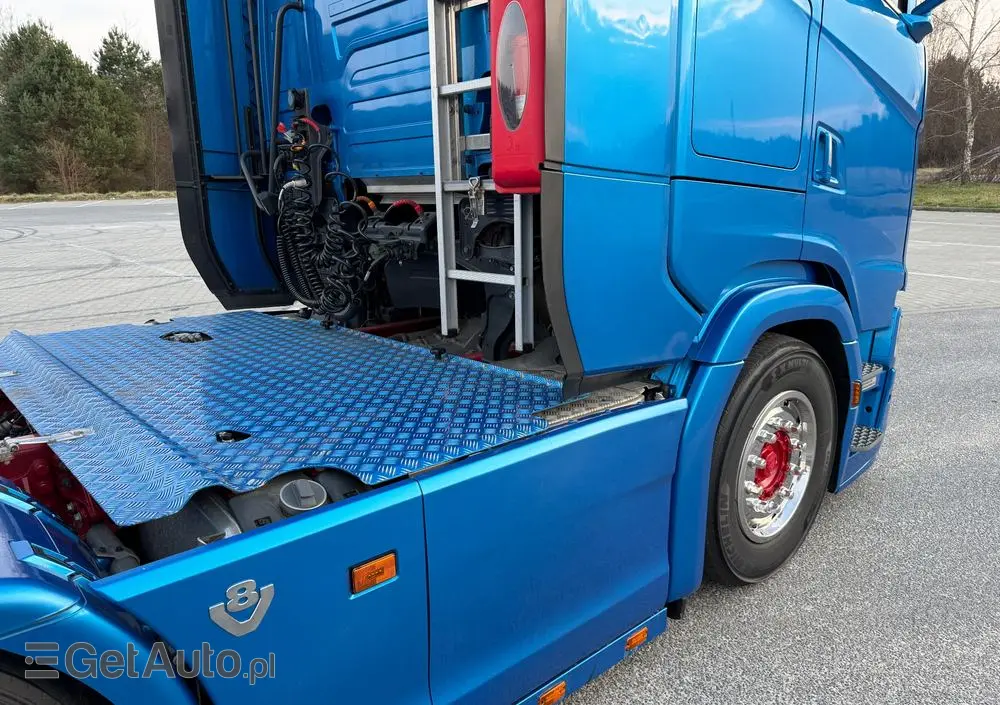 SCANIA 530s Pusher 6x2/4 oś skretna twinsteer v8 scania perfekcyjny stan pełna możliwa opcja 