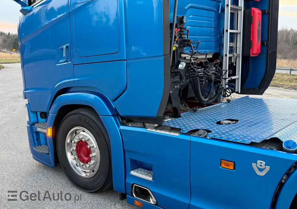 SCANIA 530s Pusher 6x2/4 oś skretna twinsteer v8 scania perfekcyjny stan pełna możliwa opcja 
