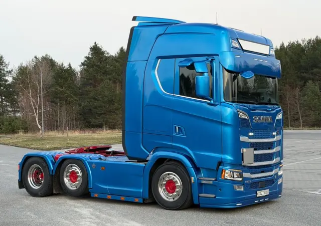 SCANIA 530s Pusher 6x2/4 oś skretna twinsteer v8 scania perfekcyjny stan pełna możliwa opcja 